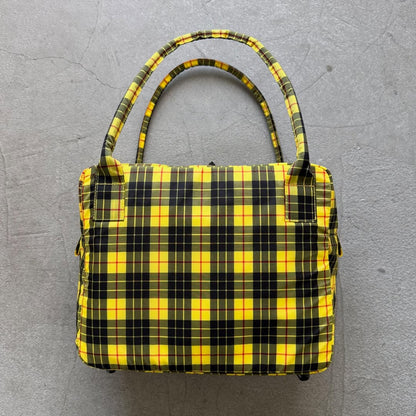 R&D.M.Co タータンチェックグロッサリーボストンバッグ　ルイス
