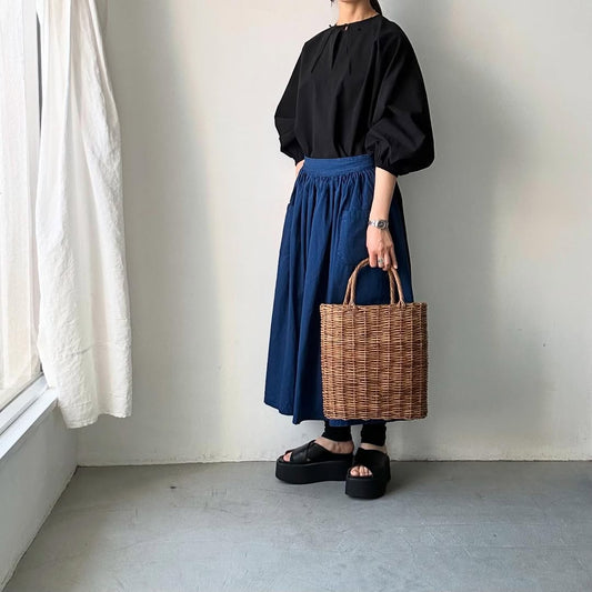 TENNE HANDCRAFTED MODERN ボリュームスリーブプルオーバー