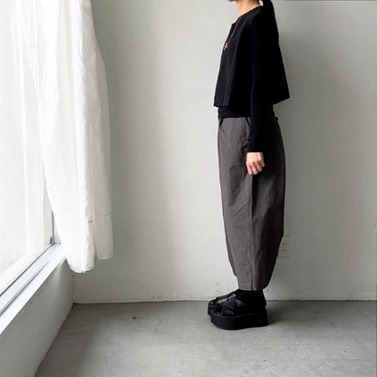 Linenya  タックワイドパンツ