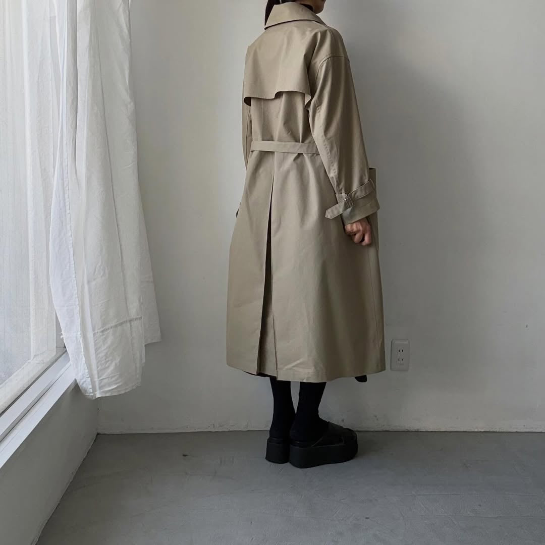 TENNE HANDCRAFTED MODERN　ブリスベンモスビッグサイズトレンチコート