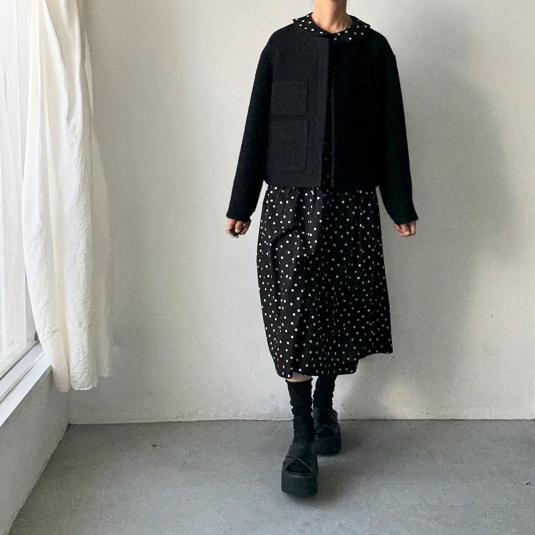 TENNE HANDCRAFTED MODERN アンゴラツイードジャケット