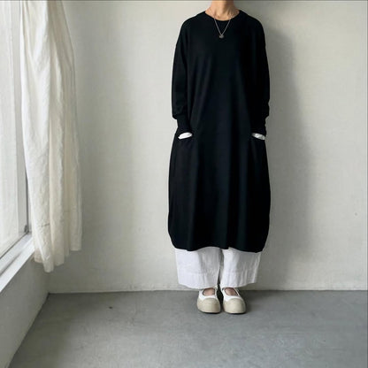 atelier naruse  スムースウールコクーンワンピース　size1