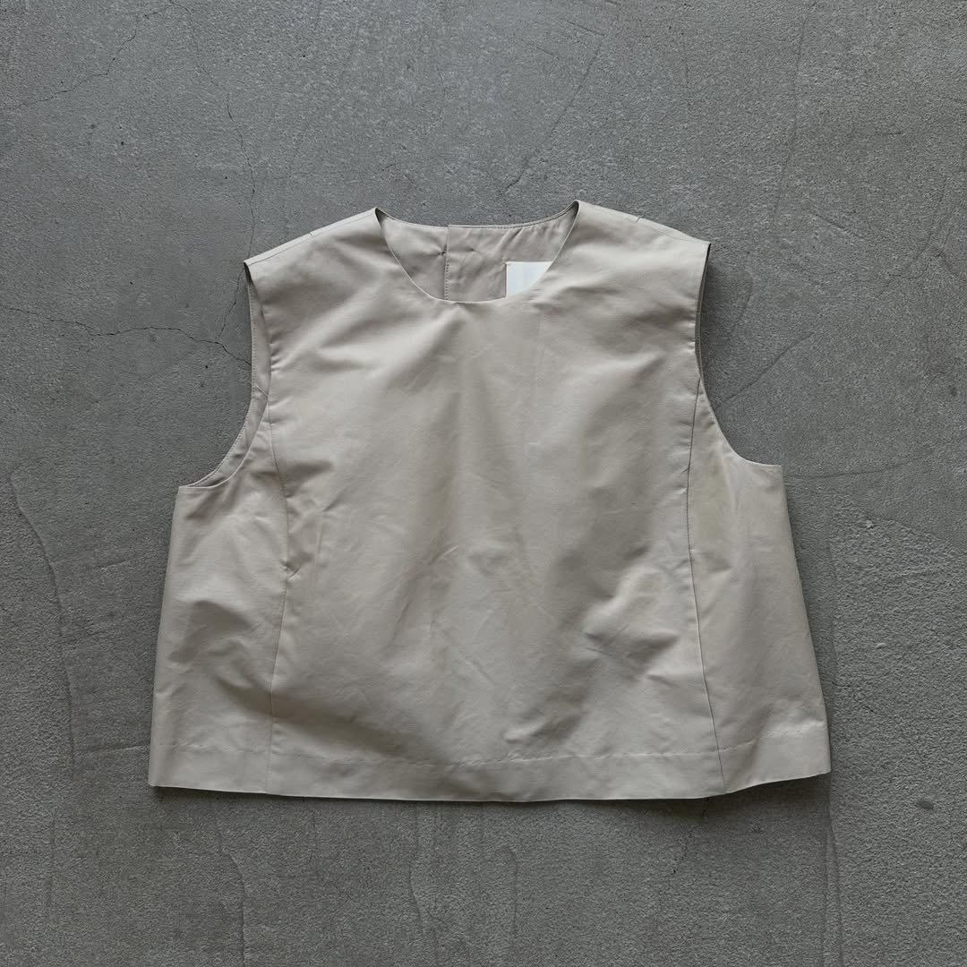 saqui  タフタクロップドトップ