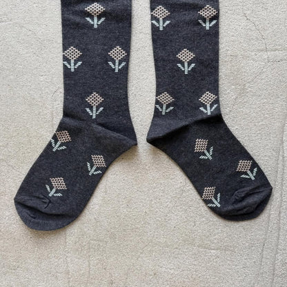 French Bull ジニアオーバーニーソックス　チャコールグレー