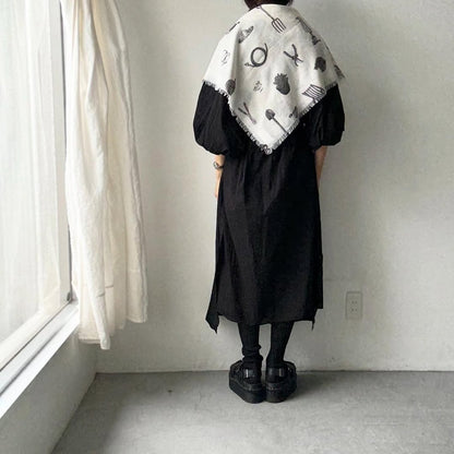 R&D.M.Co  グレートグリーンサムガーゼショール