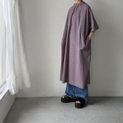 atelier d'antan Krallコットンリネンドレス
