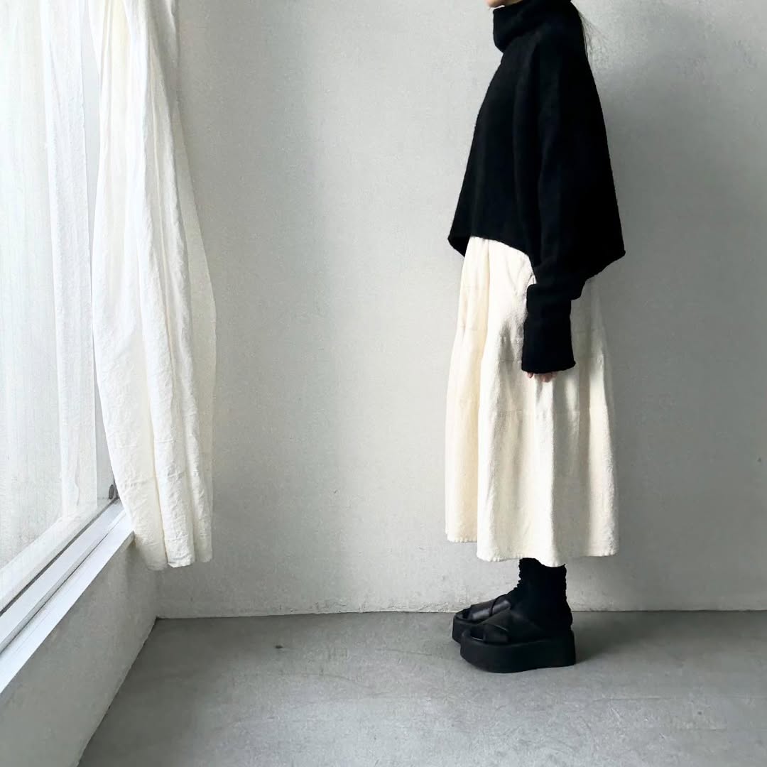 R&D.M.Co カシミアメリノハイネックセーター