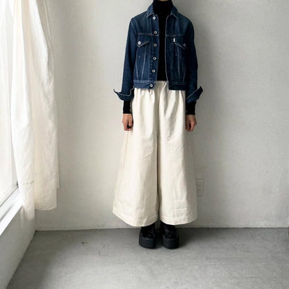 dui jujudhau  ワイドワイドパンツ　チノナチュラル