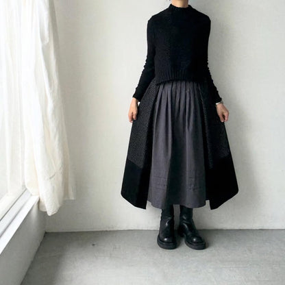 MAGALI  ピンドットツイードヴィンテージスカート