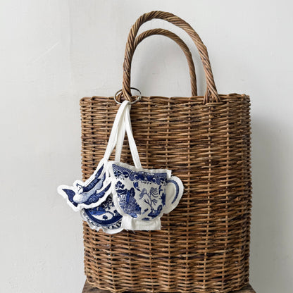 R&D.M.Co  BLUE WILLOW  ファブリックチャーム
