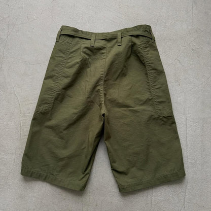 homspun  リップストップハーフパンツ　オリーブ