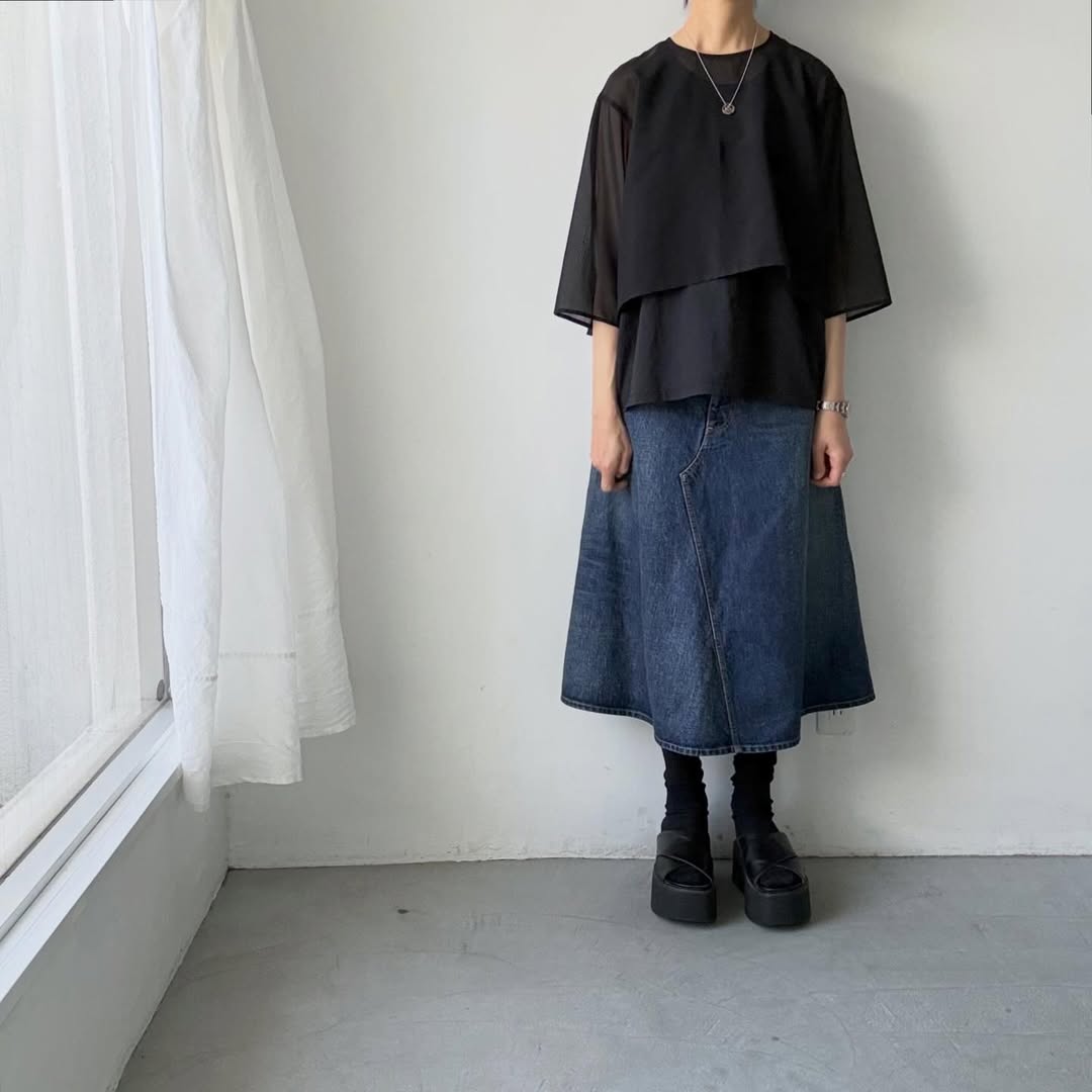 homspun  無地ノースリーブプルオーバー