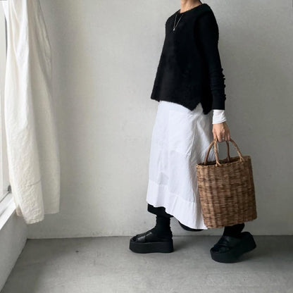 cion  アルパカ混モールベスト