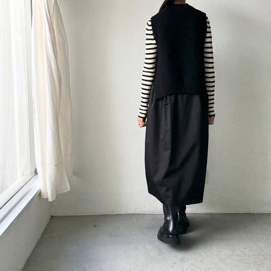 SACUCA  タックギャザースカート