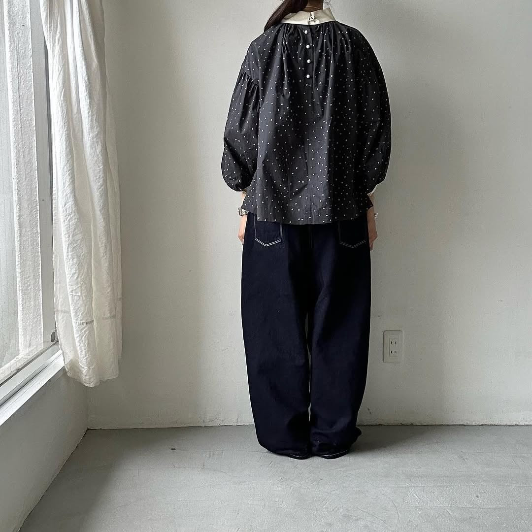 MAGALI コットンリネンスノーウィープルオーバー