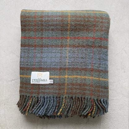 TWEED MILL ウールブランケット
 Antique hunting stewart