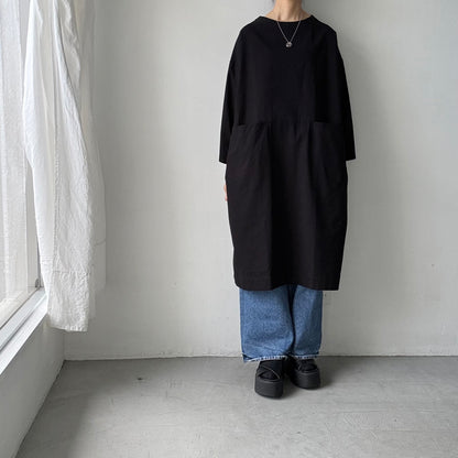 jujudhau デッドストックコットンイージードレス