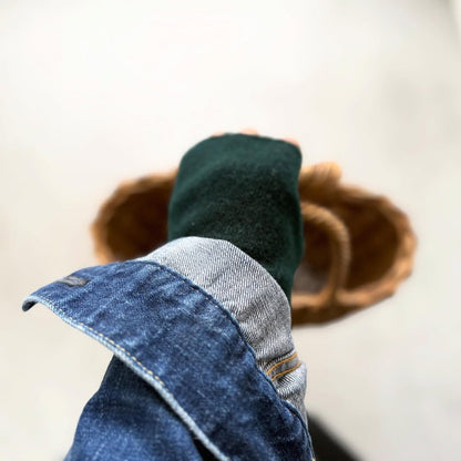 Kopka ウールアームウォーマー　グリーン