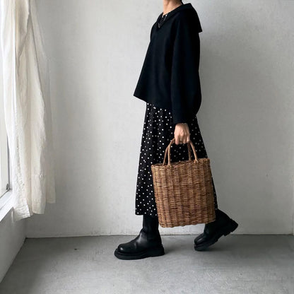 cion  ウール混セーラープルオーバー