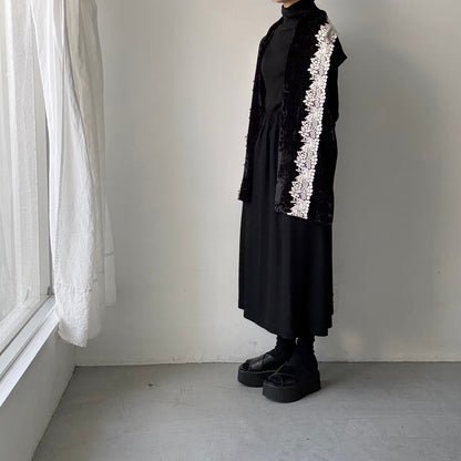 kijinokanosei  綴る葉ロングスカーフ