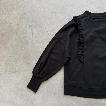 MAGALI コットン天竺ショルダーフリルカットソー