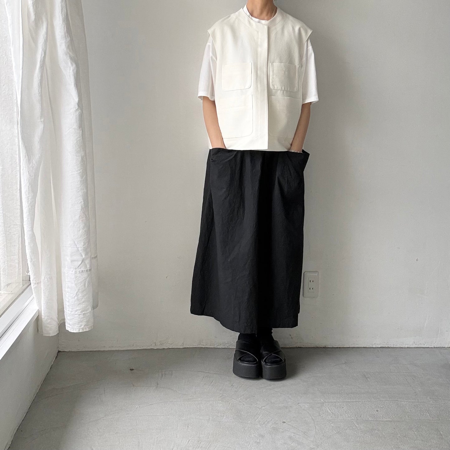 TENNE HANDCRAFTED MODERN  シルクキュプラツイードベスト