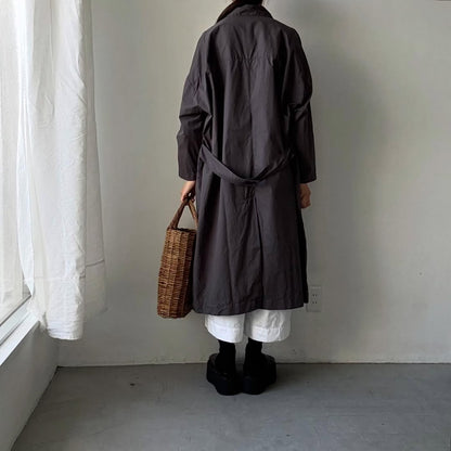 jujudhau  デッドストックコットンワークコート　グレー