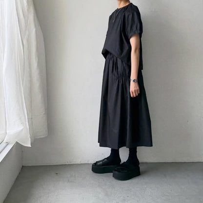 🟡週末入荷分予約受付中🟡cion  コットンシャーリングブラウス　　　ブラック