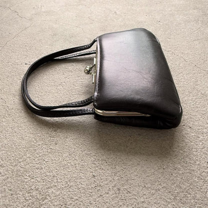 松野屋　持ち手付きがま口財布