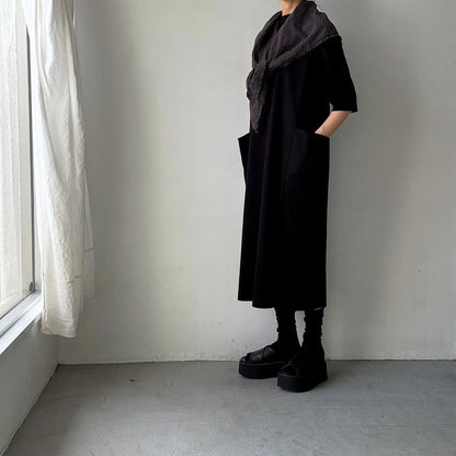 atelier naruse  コットンポンチボックスワンピース