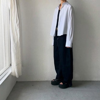 TENNE HANDCRAFTED MODERN レギュラーカラーシャツ