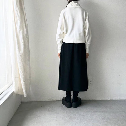 Linenya  コットンハイネックプルオーバー　ホワイト