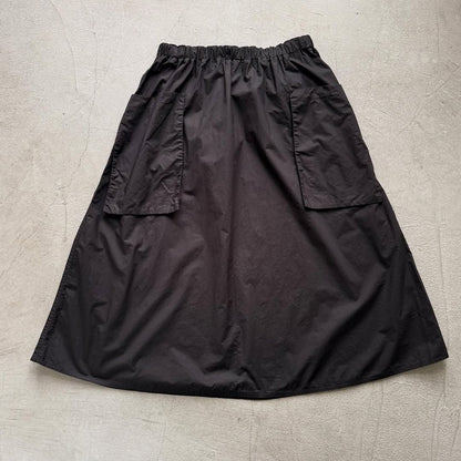 R&D.M.Co 　ガーメントダイタイプライターポケットスカート　ブラックS