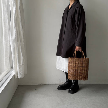 atelier d'antan Godardコットンコート　ダークグレー