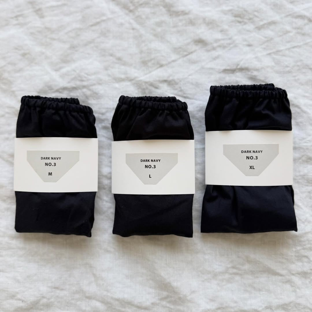 TESHIKI コットンパンツ　ダークネイビー(No.3)