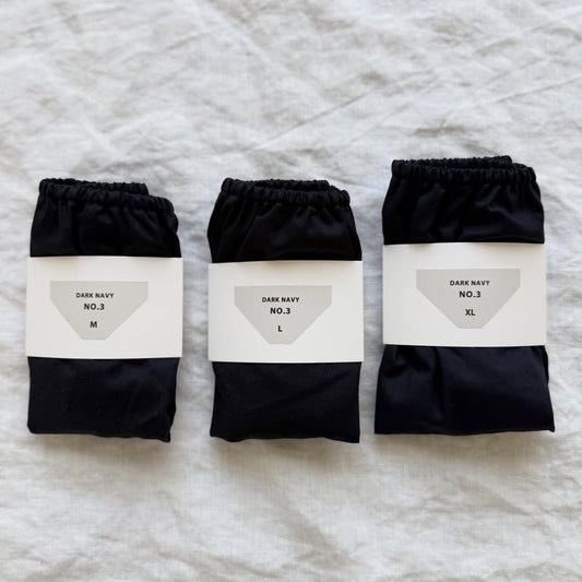 TESHIKI コットンパンツ　ダークネイビー(No.3)