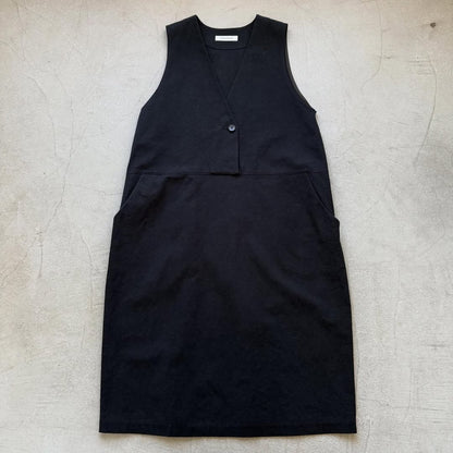 atelier naruse コットンリネンスラブジャンパースカート
