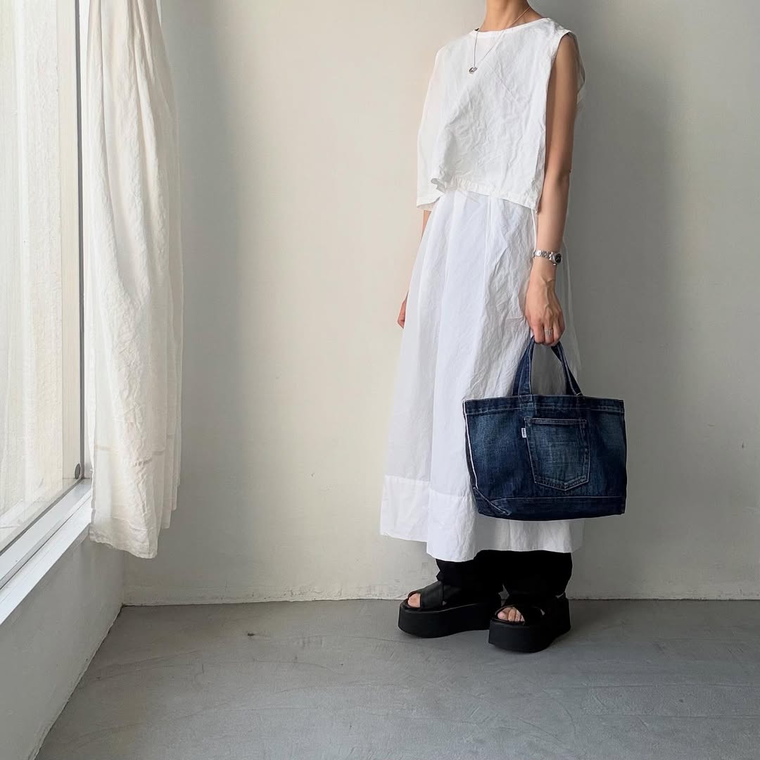 R&D.M.Co デニムトートバッグ
