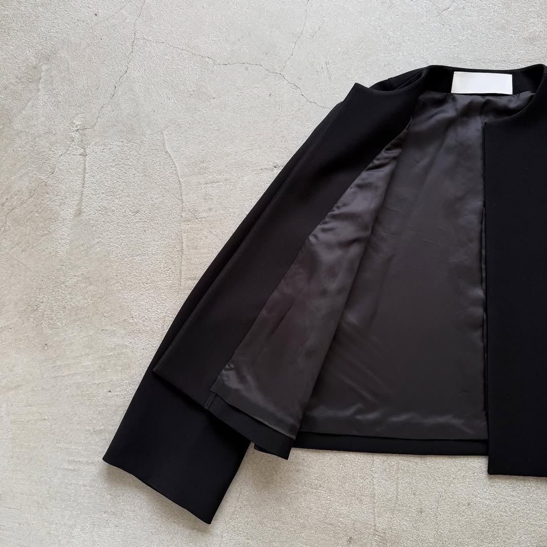 saqui ノーカラージャケット – blanc