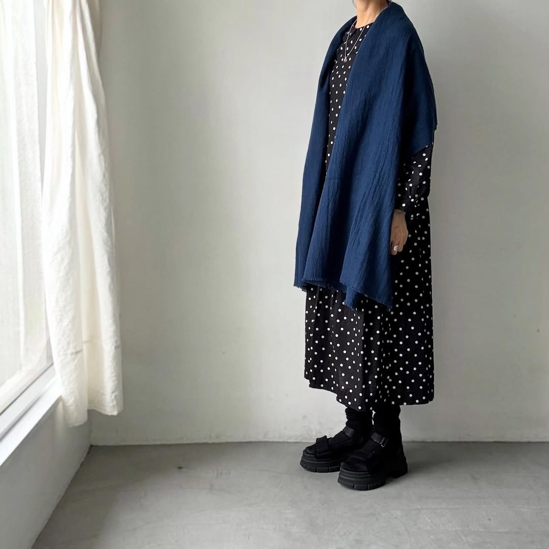 french bull  ナイトスカイストール　ブルー