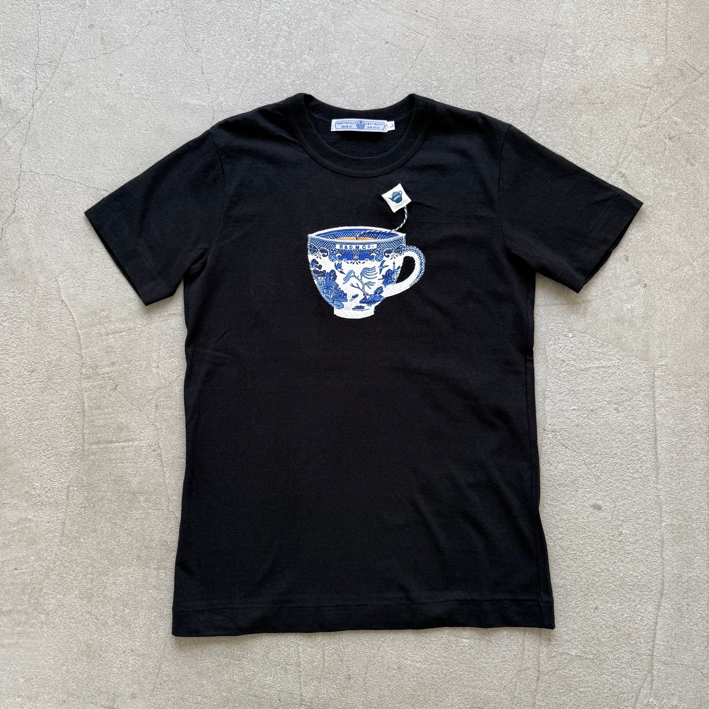R&D.M.Co   BLUE WILLOWミルクティーTシャツ