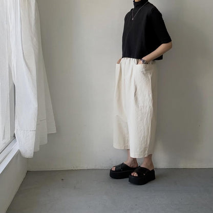 atelier d'antan Perriereコットンワイドパンツ