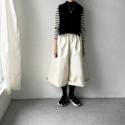 dui jujudhau  ワイドワイドパンツ　チノナチュラル