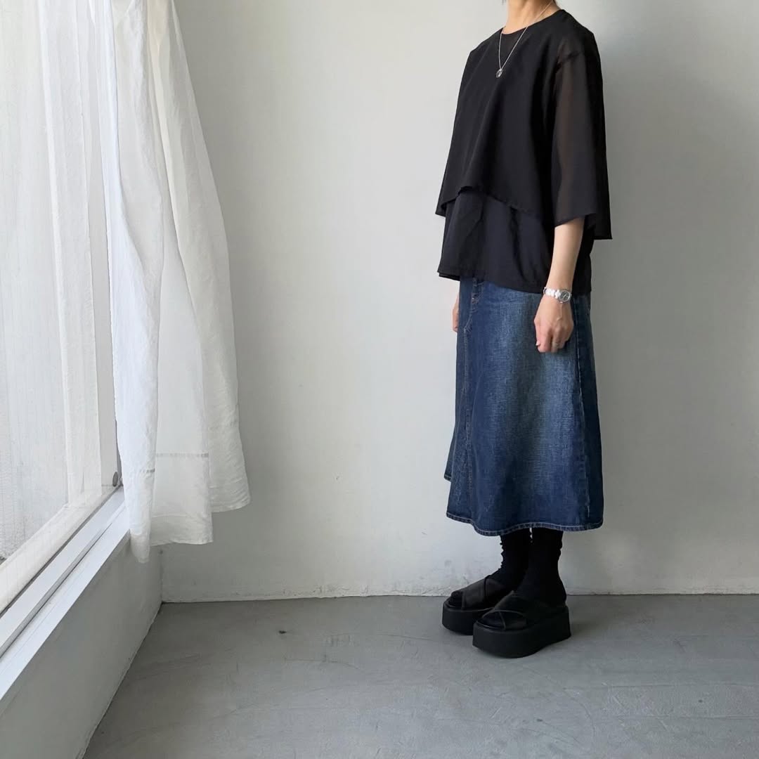 homspun  無地ノースリーブプルオーバー