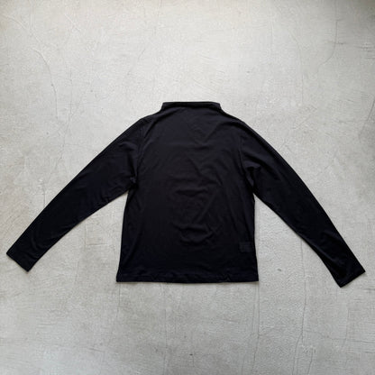 R&D.M.Co  ボトルネックTシャツ　ブラック