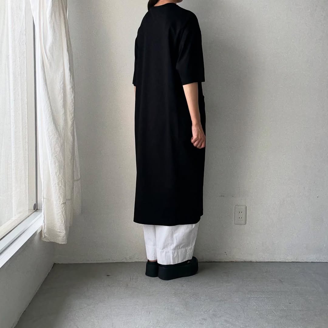 atelier naruse  コットンポンチボックスワンピース