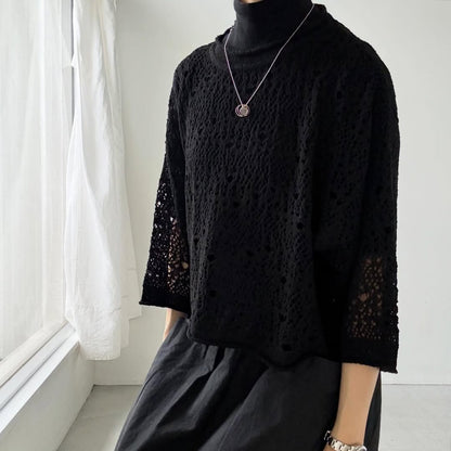 atelier naruse  スキャッタードホールニットプルオーバー