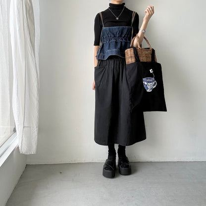 R&D.M.Co  BLUE WILLOWミルクティートートバッグ