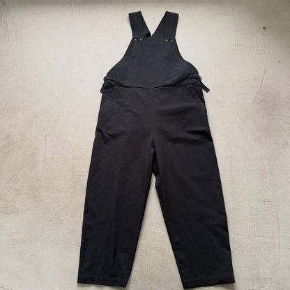 atelier naruse コットンリネンスラブオーバーオール