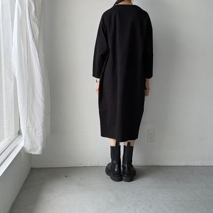 jujudhau デッドストックコットンイージードレス